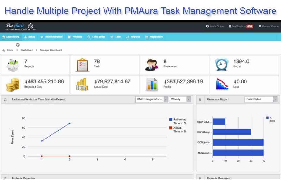 Handle Multiple Project - PMAura